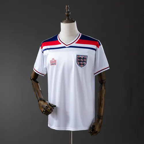 1982 レトロ イングランド ホーム サッカージャージ AAA ファングレード — view 1