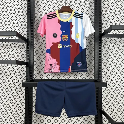 2025/2026 Barcelona Messi Gedenk Fußballtrikot Thai-Qualität Kindergröße