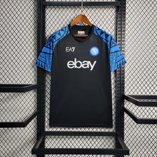 2023/2024 Napoli Training Wear Black Soccer Jersey AAA fan-grade