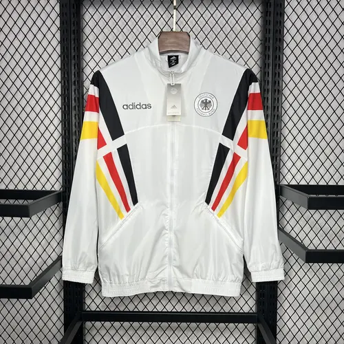 2024-2025 Germany Windbreaker Soccer Jersey White — view 1