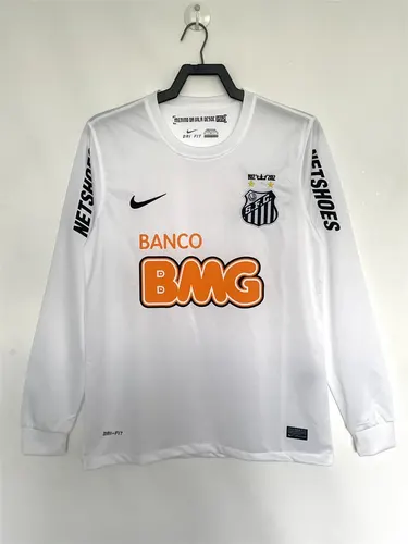2012 Rétro Manches Longues Santos Maillot Domicile Soccer Qualité Thaï — view 1
