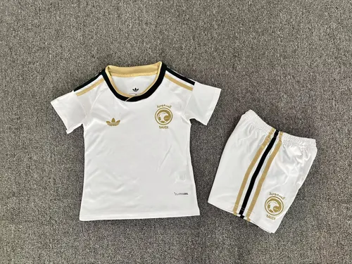 قميص منتخب السعودية الوطني الخارجي للأطفال لموسم 2026 جودة تايلاندية 1:1