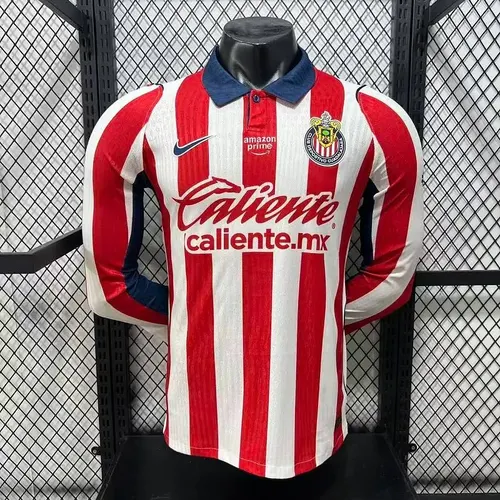 2026/2027 Langarm Spielerversion Chivas Heimtrikot Fußball 1:1 Thai-Qualität