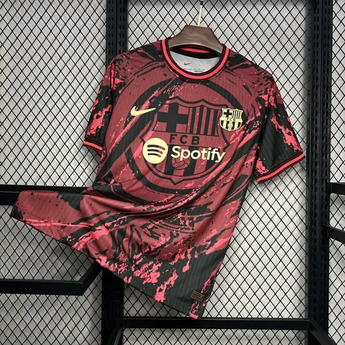 2024/2025 Barcelona Edición Especial Roja Camiseta Calidad Tailandesa
