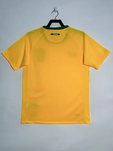 2010 Retro Brazil Home Soccer Jersey AAA fan-grade — view 2