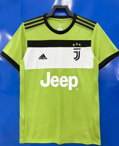 2017/2018 레트로 Juventus 서드 어웨이 축구 셔츠 1:1 태국 퀄리티