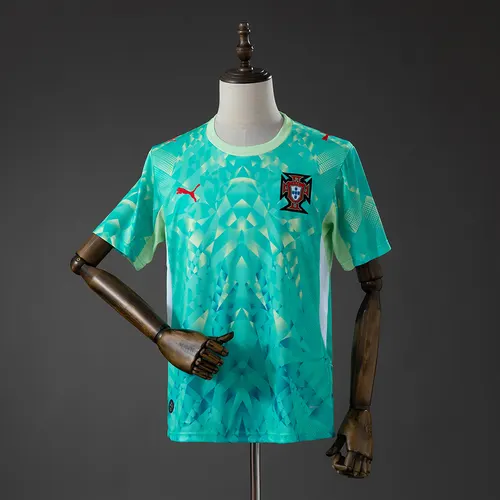 Camisa de Goleiro Verde de Portugal 2026 AAA qualidade fã