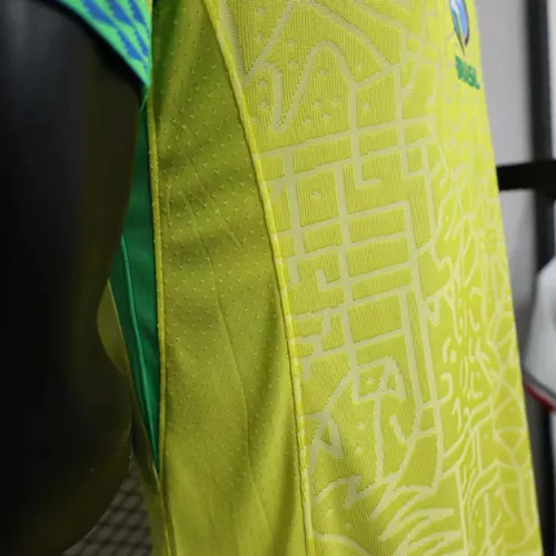 2024 Player Version Brazil Home Soccer Jersey — view 4