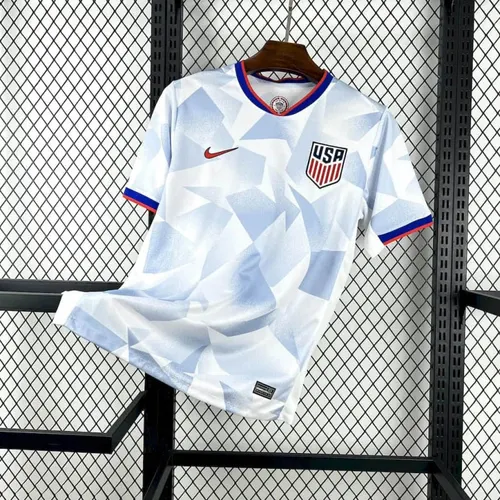 2025 アメリカ ナショナルチーム ホーム サッカーシャツ AAA ファングレード