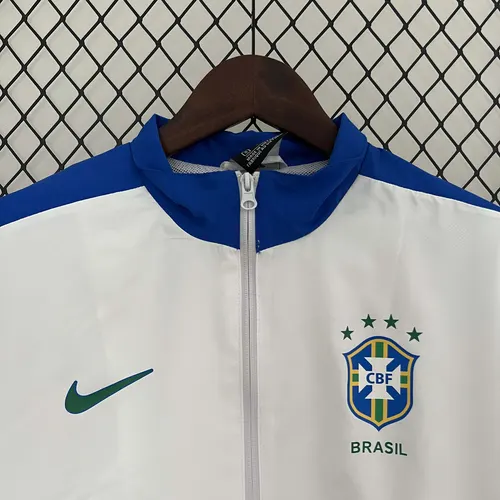 سترة واقية من الرياح لمنتخب البرازيل بيضاء 2024 — view 3