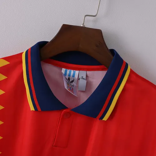 1994 Rétro Espagne Maillot Domicile Football AAA qualité fan — view 3