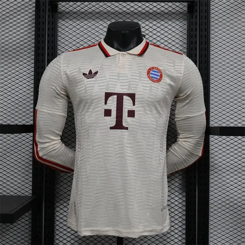 2024/2025 Long Sleeves Bayern Munich Third Away Player Version Football Shirt AAA fan-grade