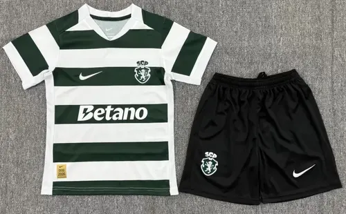 2026/2027 Sporting Lisbon Home Football Jersey Shirt 1:1 Thai Quality Kids Size