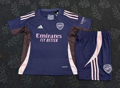 Camisa de Futebol Arsenal Roupa de Treino 2025/2026 Qualidade Tailandesa Tamanho Infantil