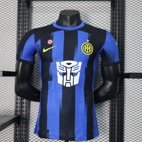 2023/2024 Player Version Inter Milan Transformers Special Edition Football Jersey fan-grade