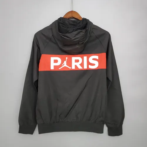 Coupe-Vent Psg Paris Saint-Germain Noir 2021 — view 2
