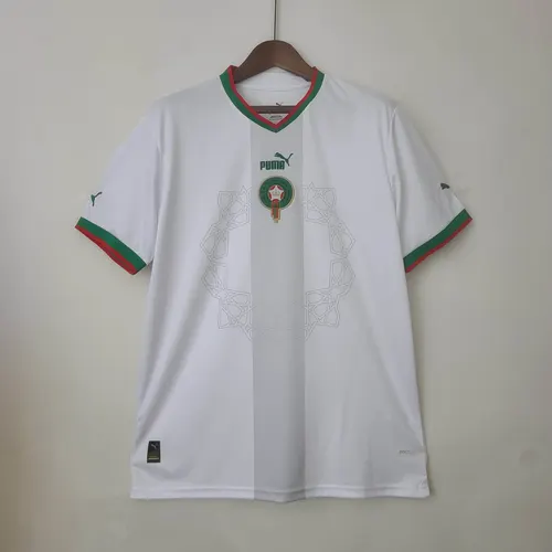 2022 FIFA World Cup Morocco National Team Away Shirt — view 1