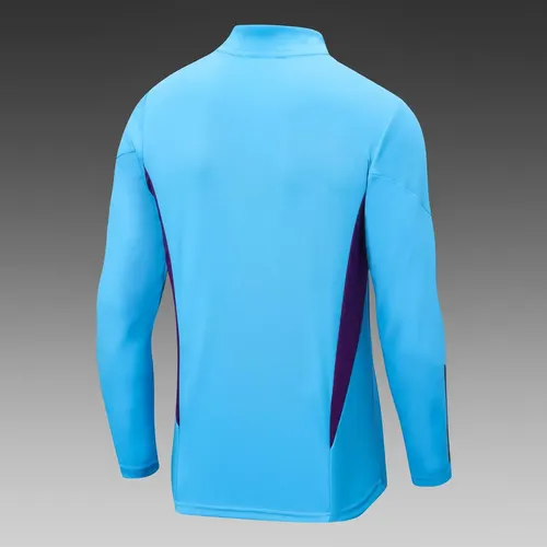 2022 Argentina Half-Pull Training Suit Blue Jersey Set — view 4