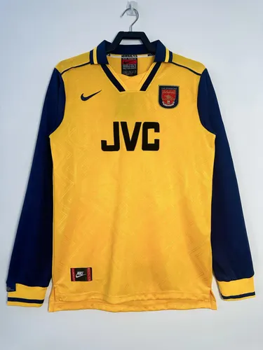 1996-1997 Retro Long Sleeve Arsenal Away Football Shirt AAA fan-grade