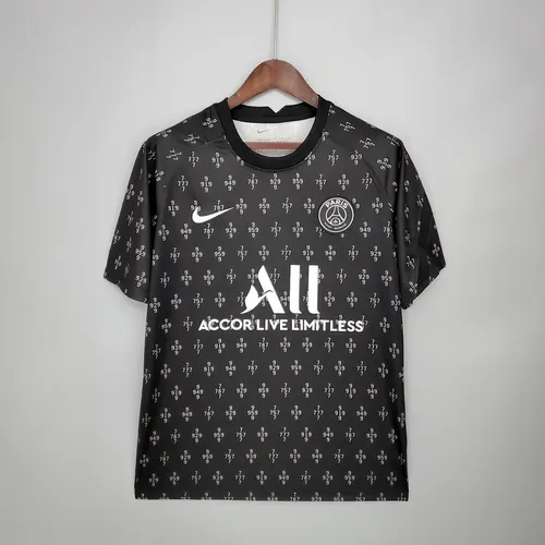 2021/2022 Tenue d'Entraînement Psg Paris Saint-Germain Noire — view 1