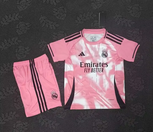 2025/2026 Real Madrid Sonderausgabe Pink Fußballtrikot Thai-Qualität Kindergröße