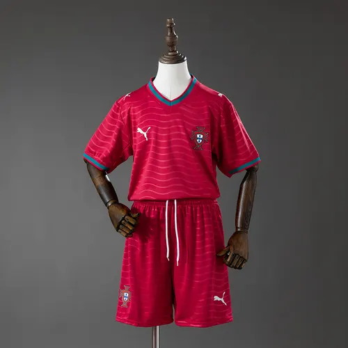 Maillot Portugal Domicile 2026 AAA qualité fan Taille Enfant