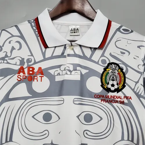 1998 Retro Mexico Soccer Jersey Away — view 3