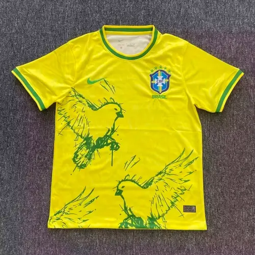 2025/2026 Brazil Birdie Yellow Football Shirt AAA fan-grade