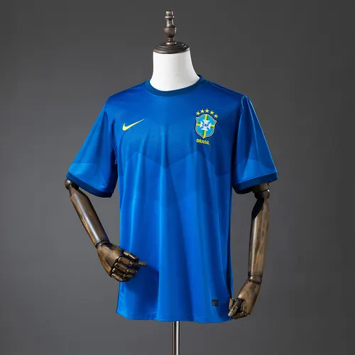 2020 Retro Brasil Visitante Camiseta de Fútbol AAA calidad aficionado — view 1