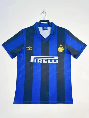 1995/1996 Maillot Domicile Rétro Inter Milan Qualité Thaï