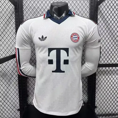 2026/2027 Long Sleeves Player Version Bayern Munich Away Football Shirt 1:1 Thai Quality
