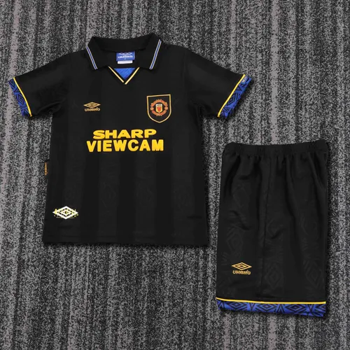 1993-1994 Retro Manchester United Away Football Shirt AAA fan-grade Kids Size