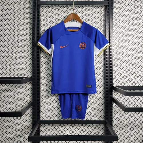 2023/2024 Chelsea Home Football Jersey Kids Size Without Sponsor