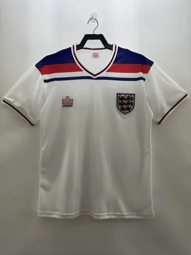 1982 Retro England Home Soccer Jersey