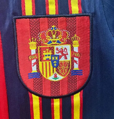 1996 Retro Spain Home Soccer Shirt — view 5
