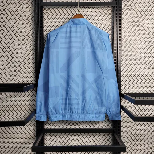 2023/2024 Manchester City Windbreaker Blue Jersey — view 2