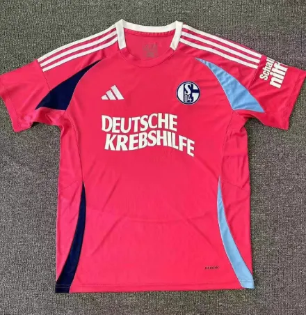 2024-2025 Schalke 04 Special Edition Pink Football Jersey AAA fan-grade