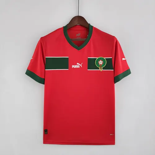 كأس العالم 2022 قميص المغرب الأساسي — view 1