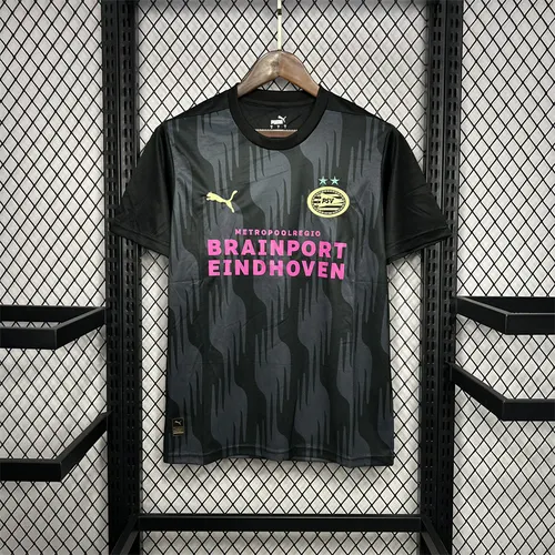 2024/2025 Eindhoven Pre-match training black Jersey AAA fan-grade