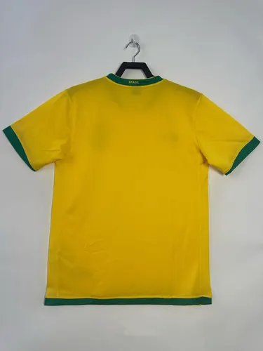2006 Retro Brazil Home Soccer Jersey AAA fan-grade — view 2