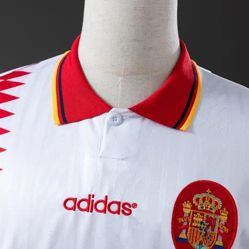 1994 Rétro Espagne Maillot Extérieur Football AAA qualité fan — view 4