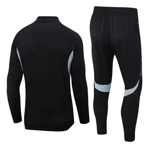 2025/2026 Germany Half-Pull Training Suit Black Jersey Set — view 2