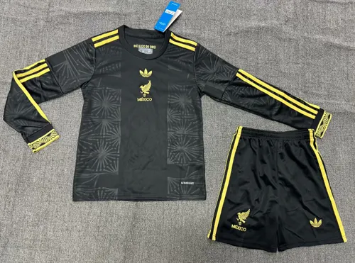Maillot de football Édition Spéciale Mexique National Manches Longues 2025/2026 Qualité Thaï Taille Enfant