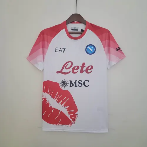 2023 Napoli Valentine's Day Limited Edition White Soccer Jersey AAA fan-grade