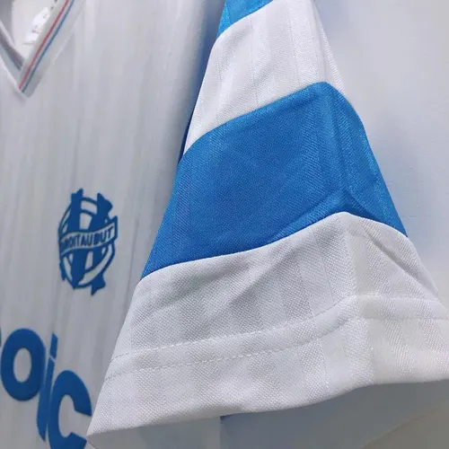1990 Retro Olympique de Marseille Home Football Jersey AAA fan-grade — view 8