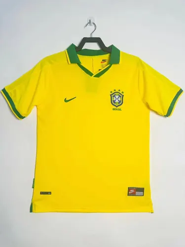 1997 Retro Brazil Soccer Jersey Home AAA fan-grade — view 1