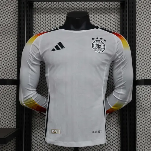 2024-2025 Player Version Long Sleeve Germany Home Football Shirt 1:1 Thai Quality
