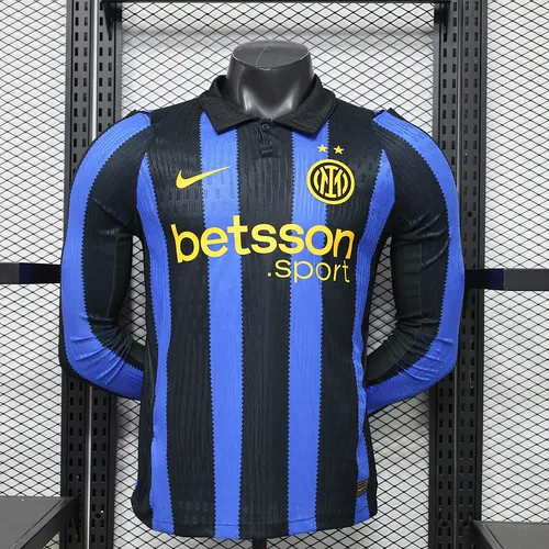 2026/2027 Long Sleeves Player Version Inter Milan Home Football Jersey1:1 Quality Thai