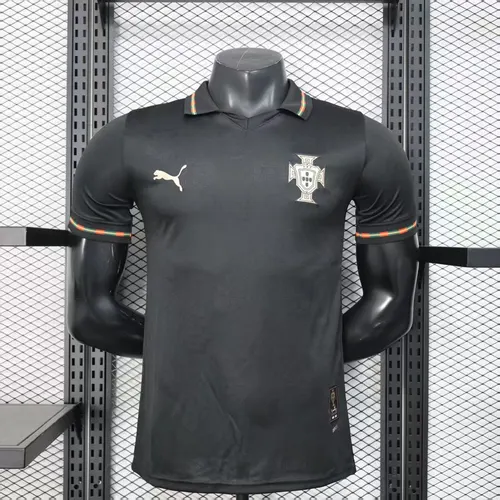 Camisa de Futebol Portugal Pantera Negra Versão Jogador 2026 AAA qualidade fã
