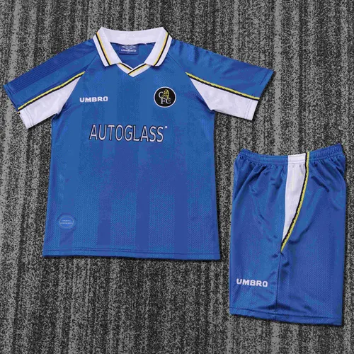 1997-1999 Retro Chelsea Home Football Jersey AAA fan-grade Kids Size